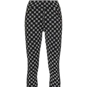 MISBHV Women's Black and Silver Leggings Size L